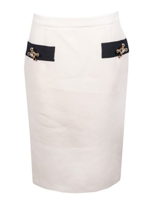 MOSCHINO: Knee length skirts & Midi - Wool skirt
