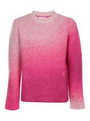 ERL: crew necks - Gradient mohair blend sweater