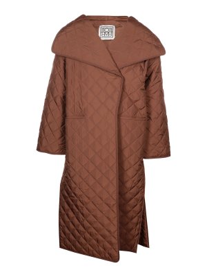 TOTEME: padded coats - Diamond quilted padded coat
