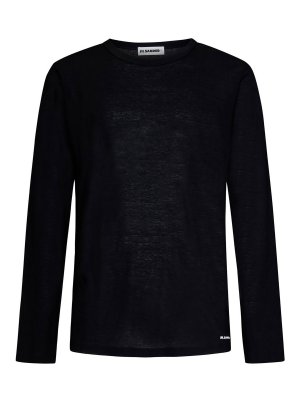 JIL SANDER: Tシャツ - Tシャツ - 黒