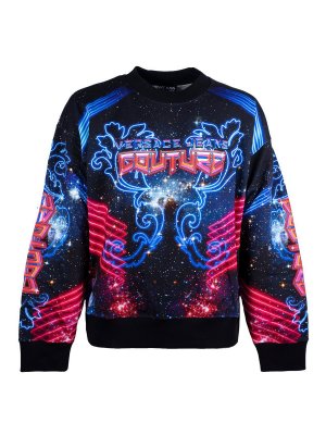Versace Jeans Couture: Sweatshirts und Pullover - Sweatshirt - Bunt