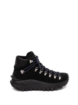 MONCLER: ankle boots - Leather ankle boots