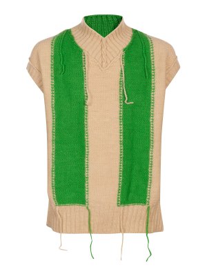 Sacai: vests - Striped vest