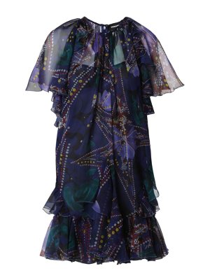 DSQUARED2: Knielange Kleider - Knielanges Kleid - Bunt