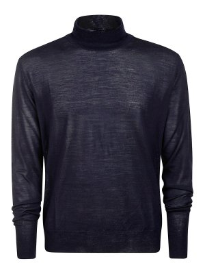 PT TORINO: Cuellos altos y polos - Suéter Con Cuello Alto - Azul