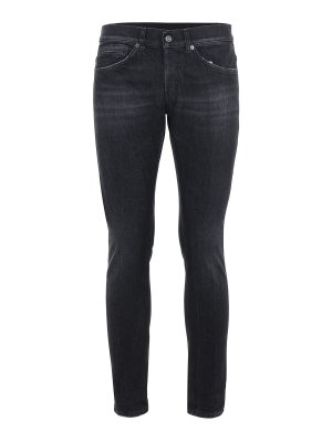 DONDUP: straight leg jeans - Stretch denim jeans