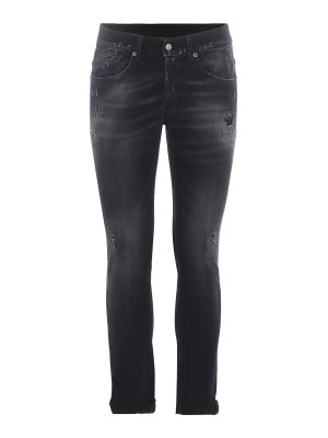 デニム・ジーパン DONDUP Woman Jeans Black DP449DSE315DA27 999 Women's Bootcut Jeans | Black/Dark grey | Diesel 2003 D
