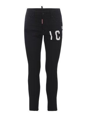 DSQUARED2: straight leg jeans - Cotton denim jeans