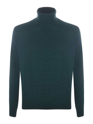ROBERTO COLLINA: Cuellos altos y polos - Suéter Con Cuello Alto - Verde