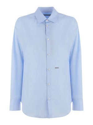 DSQUARED2: shirts - Logo plaque shirt