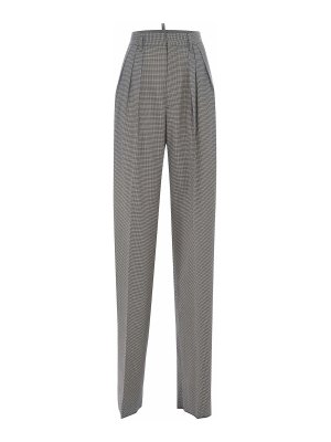 DSQUARED2: Tailored & Formal trousers - Houndstooth wool blend trousers