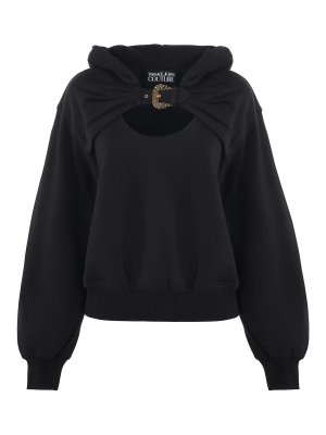 Versace Jeans Couture Logo hoodie - Black | 73HAIT03CF01O899