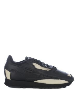 Santoni Leather sneakers - Black - Men | MBGT21779NEORXWHN01