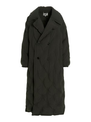 Maison Margiela: padded coats - Long double breast padded coat
