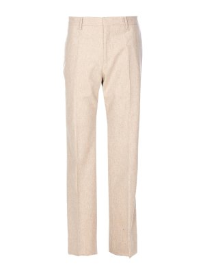OFF-WHITE: pantaloni casual - Pantaloni in lana e cashmere