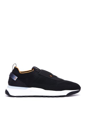 スニーカー SANTONI Men Sneakers MBGT21779NEORXWHN01 Black Santoni Leather sneakers - Black - Men | MBGT21779NEORXWHN01