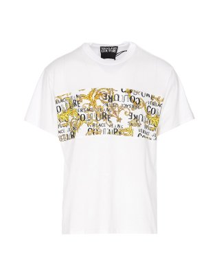 Versace Jeans Couture: Camisetas - Camiseta - Blanco