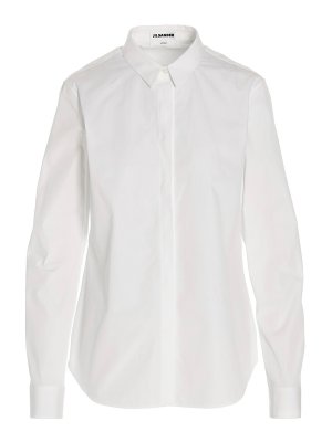 JIL SANDER: shirts - Cotton shirt with button closure