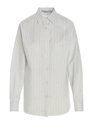 STELLA McCARTNEY: shirts - Striped cotton shirt