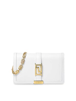 VERSACE: クロスボディバッグ - クロスボディバッグ - 白
