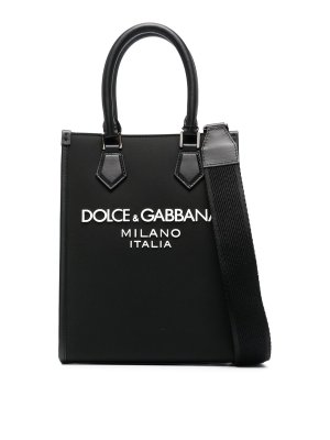 DOLCE & GABBANA: トートバッグ - トートバッグ - 黒