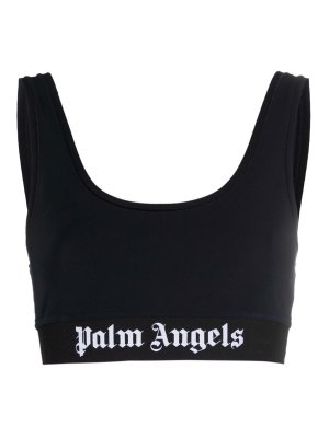 Palm Angels: Tops y camisetas sin mangas - Top - Negro