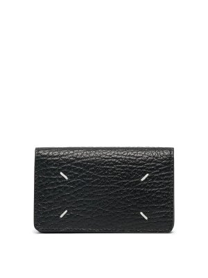 Maison Margiela: wallets & purses - Grained leather wallet