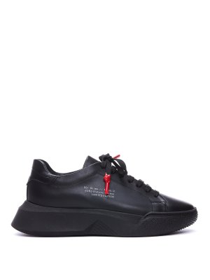 スニーカー SANTONI Men Sneakers MBGT21779NEORXWHN01 Black Santoni Leather sneakers - Black - Men | MBGT21779NEORXWHN01