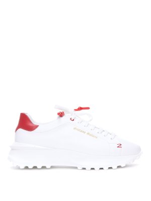 GIULIANO GALIANO: sneakers - Sneakers con logo e chiusura con lacci