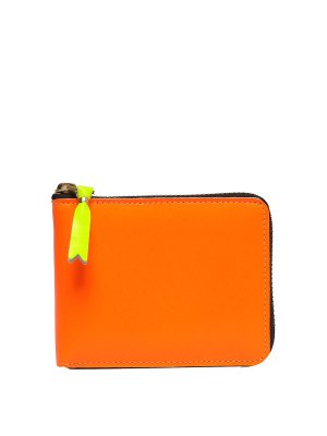 COMME DES GARCONS: wallets & purses - Fluo leather wallet