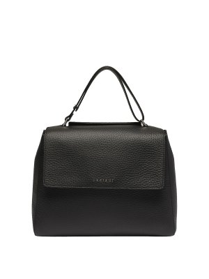 ORCIANI: totes bags - Sveva medium hammered leather bag