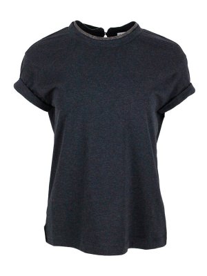 BRUNELLO CUCINELLI: T-shirts - T-Shirt - Grau