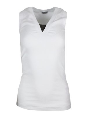 Ann Demeulemeester トップ/タンクトップ - 白 | B0010238FA045001