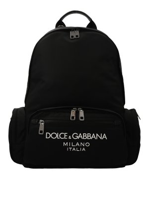DOLCE & GABBANA: バックパック - バックパック - 黒