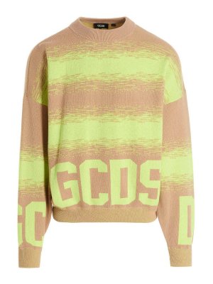 GCDS: Pull col rond - Gcds Low Band Degrad - Multicolore