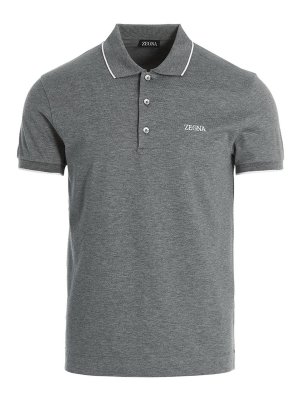 Z ZEGNA: Polos  - Polo - Gris