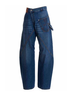 J.W. ANDERSON: Boyfriend - Twisted Workwear Denim Jeans