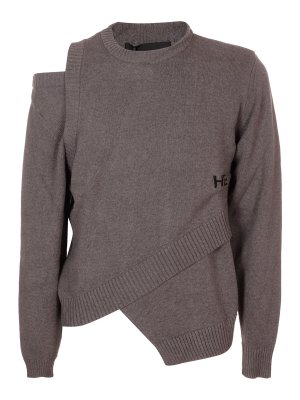 HELIOT EMIL: crew necks - Cross Cotton sweatshirts with logo
