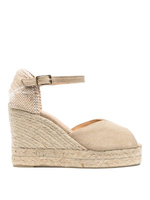 CASTANER: espadrillas - Espadrillas Bianca con zeppa