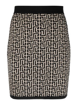 【関税込み】balmain 'Lurex Zebra' skirt Balmain Lurex zebra skirt - Multicolour - Women