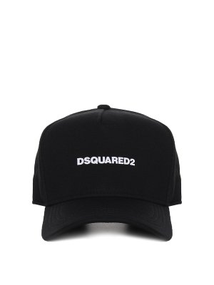 DSQUARED2: hats & caps - Ukrainered2 peaked cap with logo