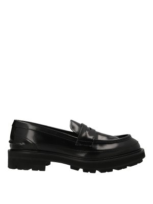 【関税込み】TOM FORD スリッパ & ローファー Tom Ford Calf Leather York Chain Gold Trimmed Loafers