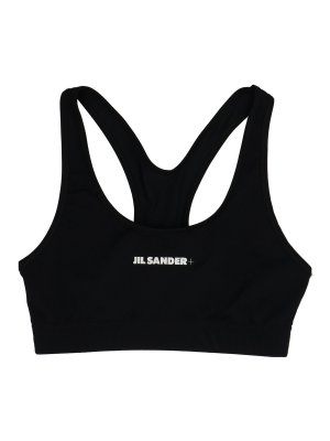 JIL SANDER: Tops y camisetas sin mangas - Top - Negro