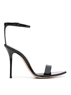 Casadei: sandals - Patent leather sandals with buckle-fastening