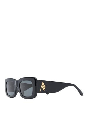 The Attico: sunglasses - X Linda sunglasses with square-frame and logo
