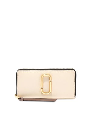 MARC JACOBS: wallets & purses - Leather pannelled design wallet