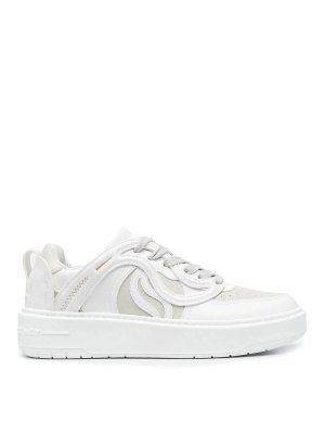 STELLA McCARTNEY: trainers - Geometric panels low-top sneakers