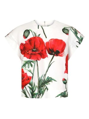 DOLCE & GABBANA: tunics - Floral print tunic