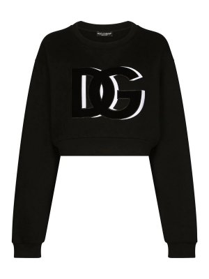 DOLCE & GABBANA: Sudaderas y suéteres - Sudadera - Negro