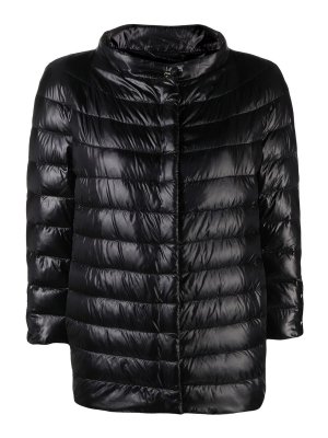 Moschino Hooded puffer jacket - Black - Women | 052655172555